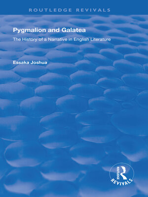 cover image of Pygmalion and Galatea